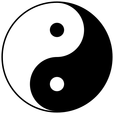 yin yang, balance, male/female symbol